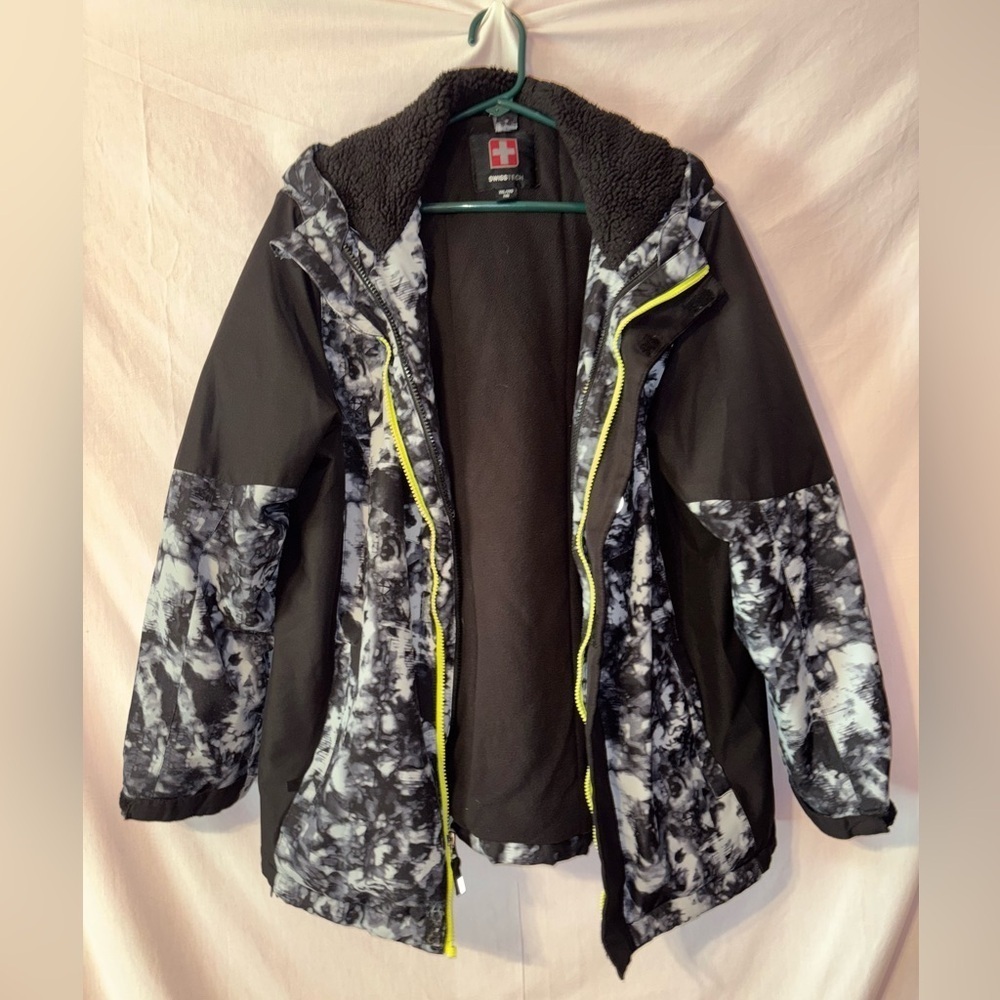 Swiss Tech Black Fleece 3 in 1 Jacket